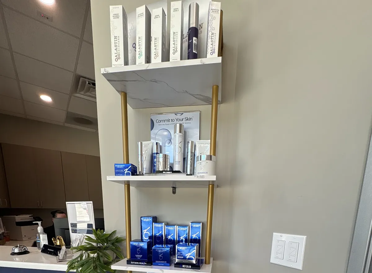 Medical-grade skincare on the shelf